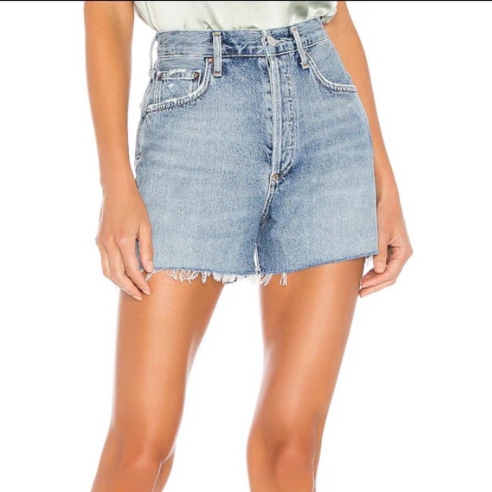 AGOLDE Dee Super High Rise short in “Epic”